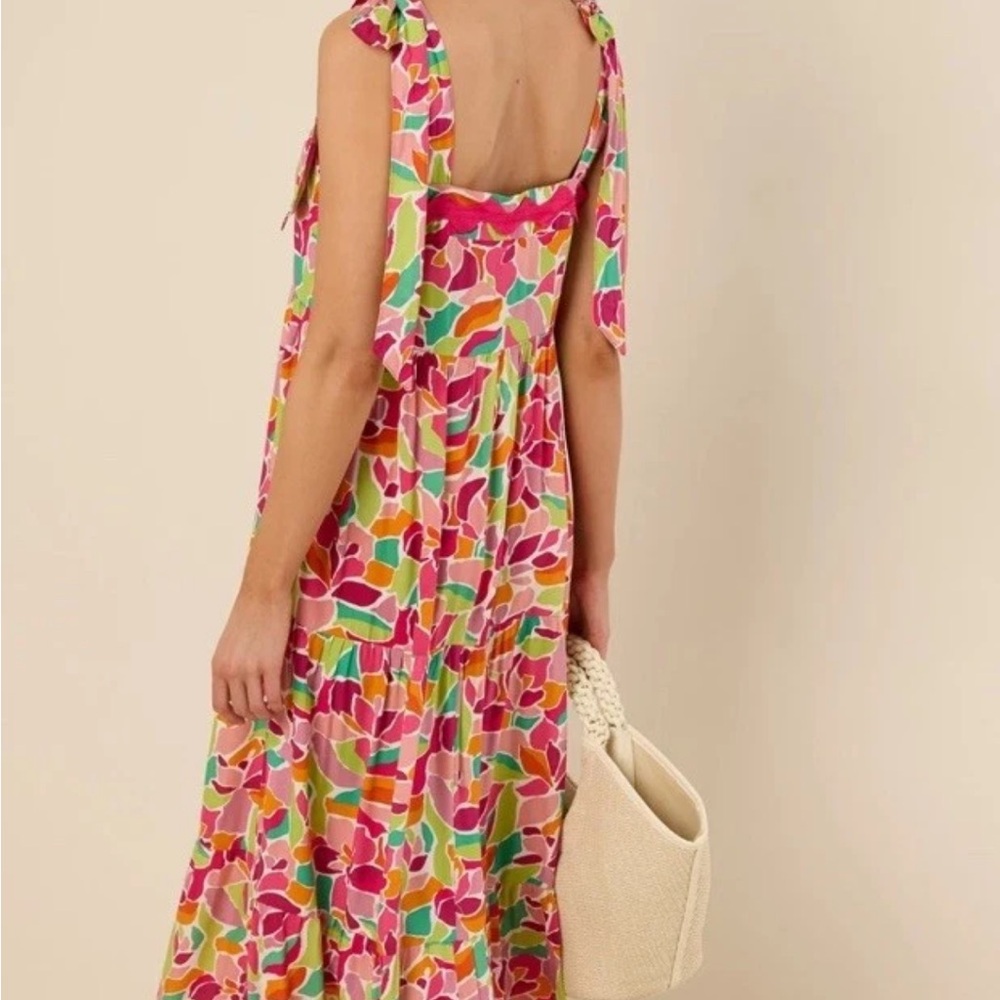 Umgee Caroline Maxi Dress with Ric Rac - Picture 5 of 5